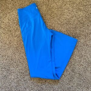 Lululemon Athletica Vibrant Blue Flared Leggings Size 10